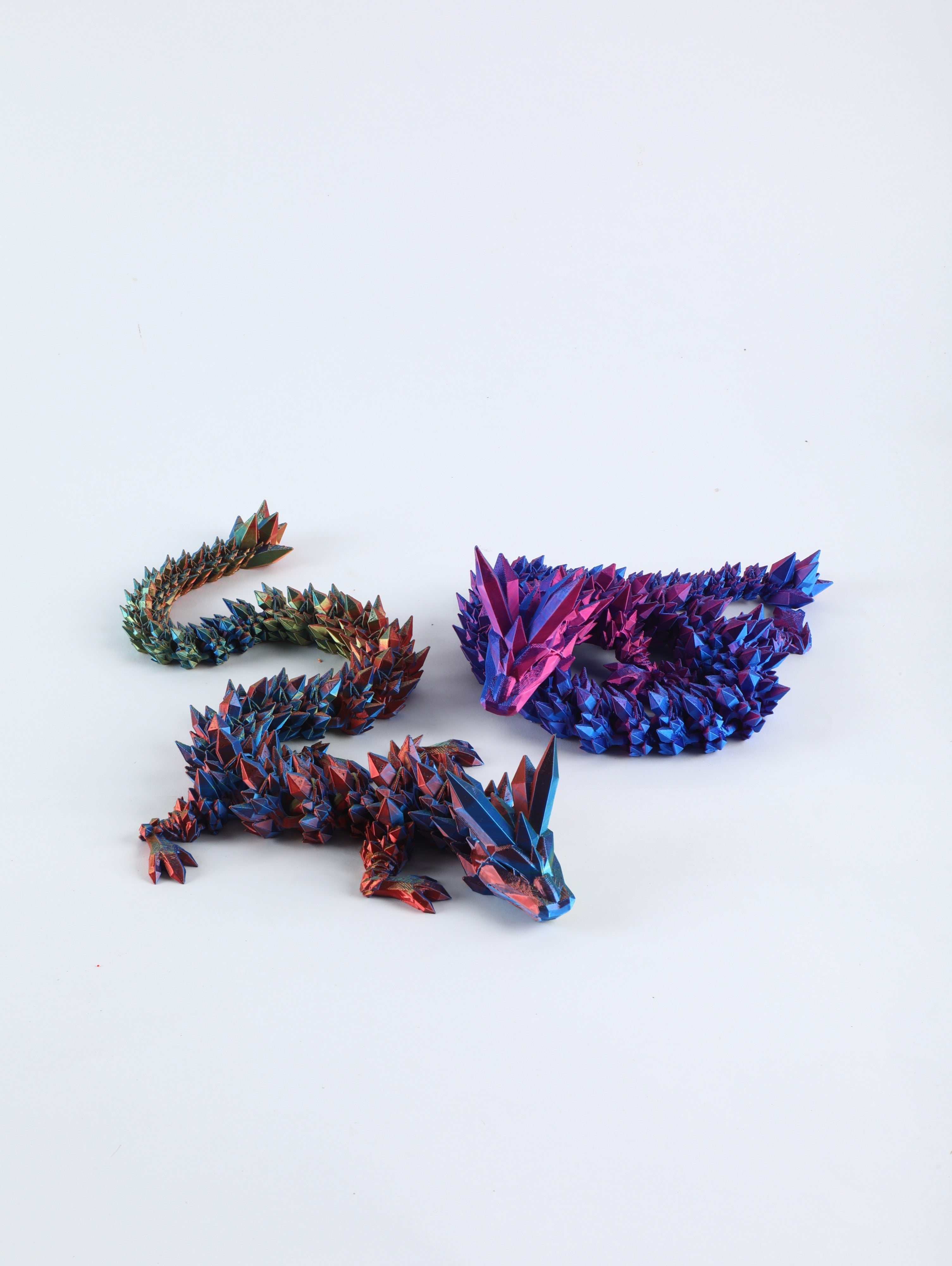 Spiked Dragon Figurine (3D Printed, PLA)
