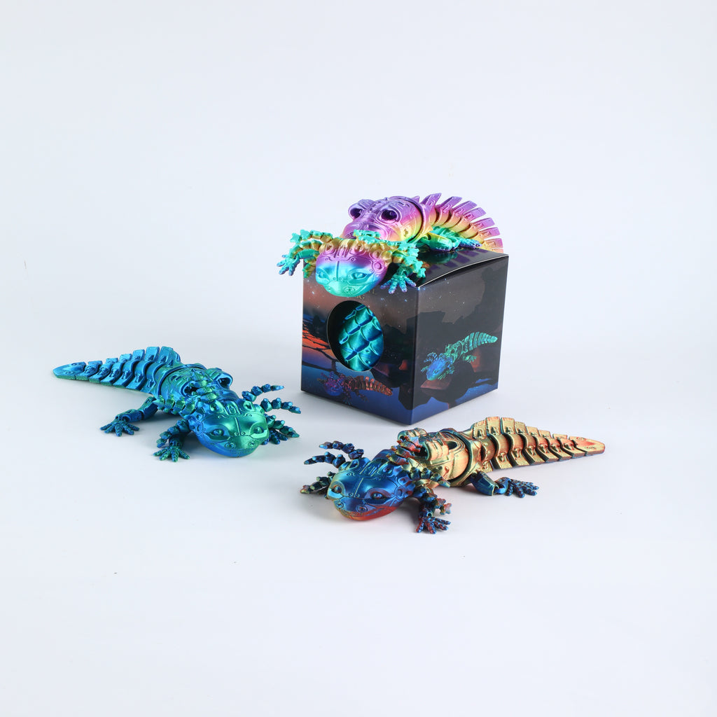 Axolotl Figure (3D Printed, PLA)
