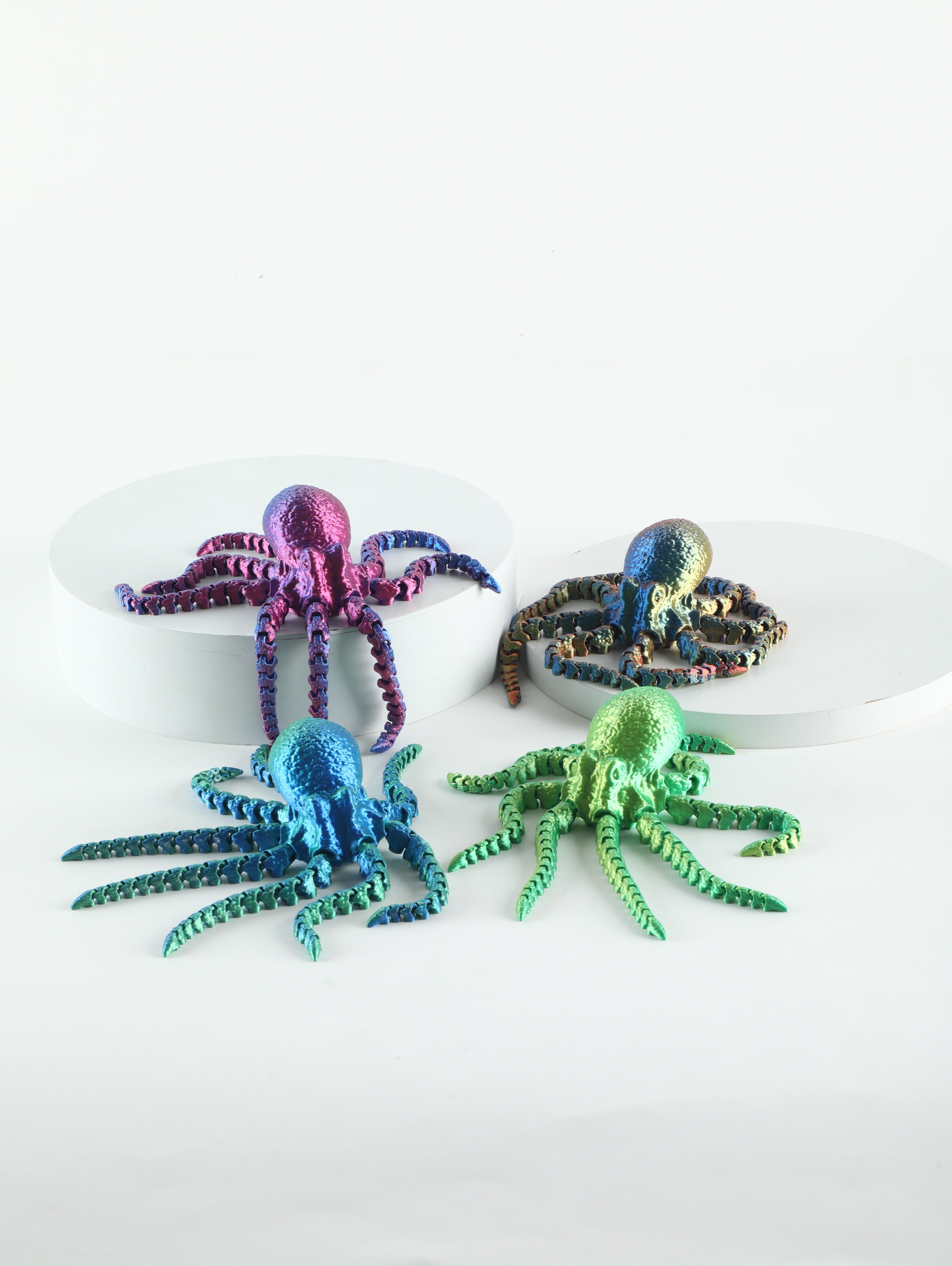 Octopus Figurine (3D Printed, PLA)