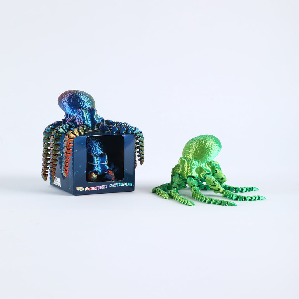 Octopus Figure (3D Printed, PLA)