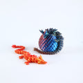 Baby Dragon in Spiked Egg – Fantasy 3D Printed Collectible with Mini Hatchling, Desktop Decor for reptile Lovers