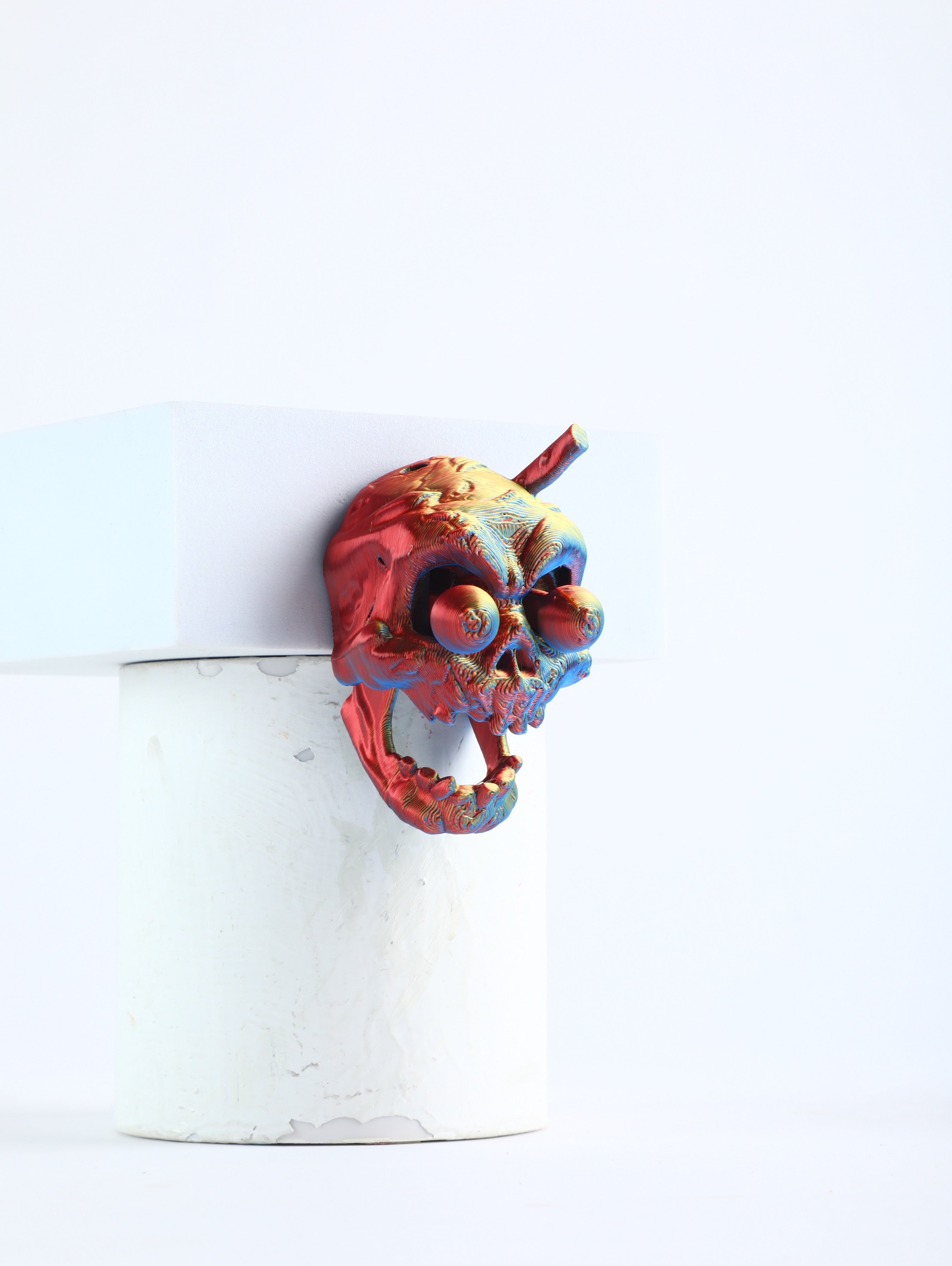 Skull Apple Decor (3D Printed, PLA)
