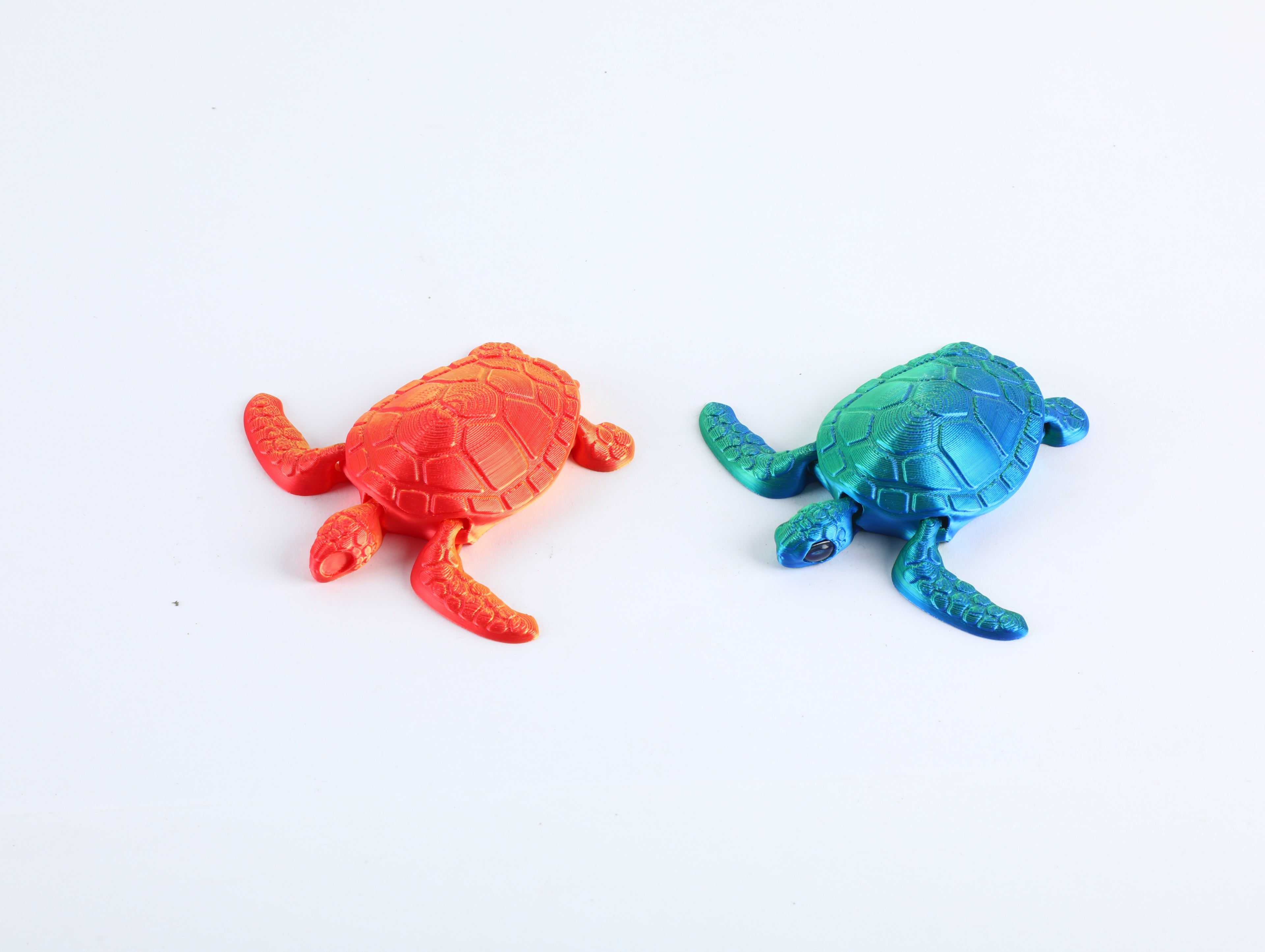 Sea Turtle Figures (3D Printed, PLA)