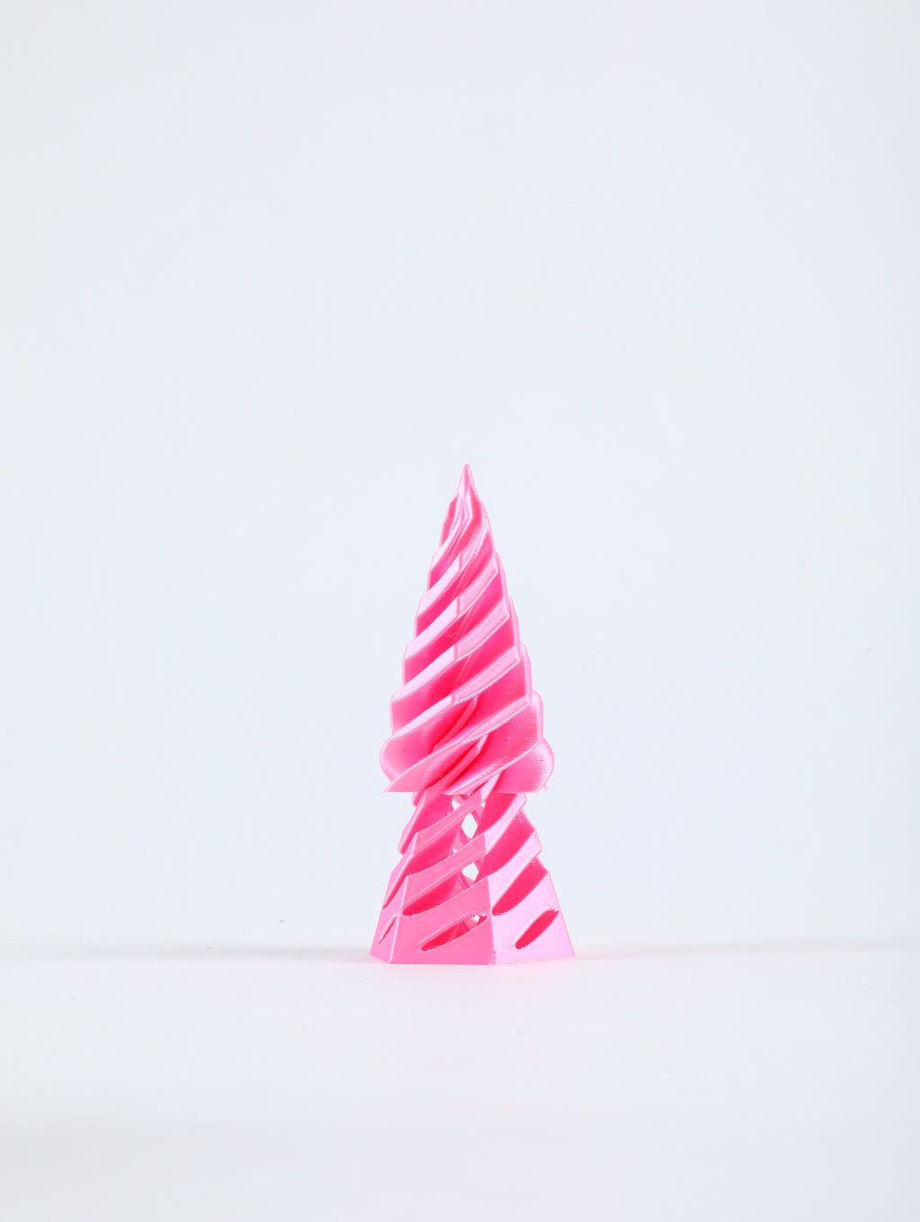 Assorted 3D Printed Decorative Shapes – Geometric Cube, Pineapple, Cone & Tree Collection for Desk Decor