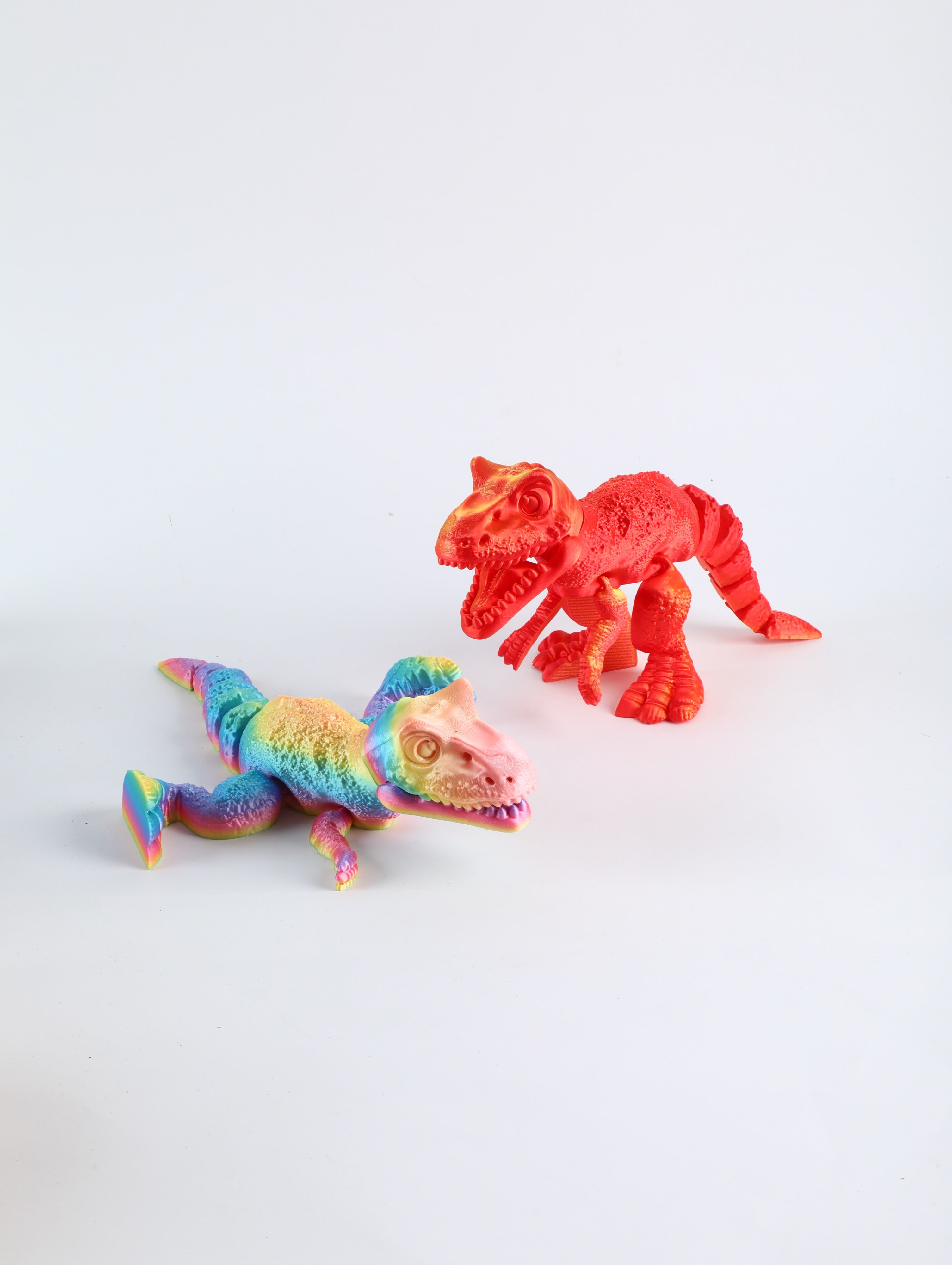 Dinosaur Toy Figures (3D Printed, PLA)