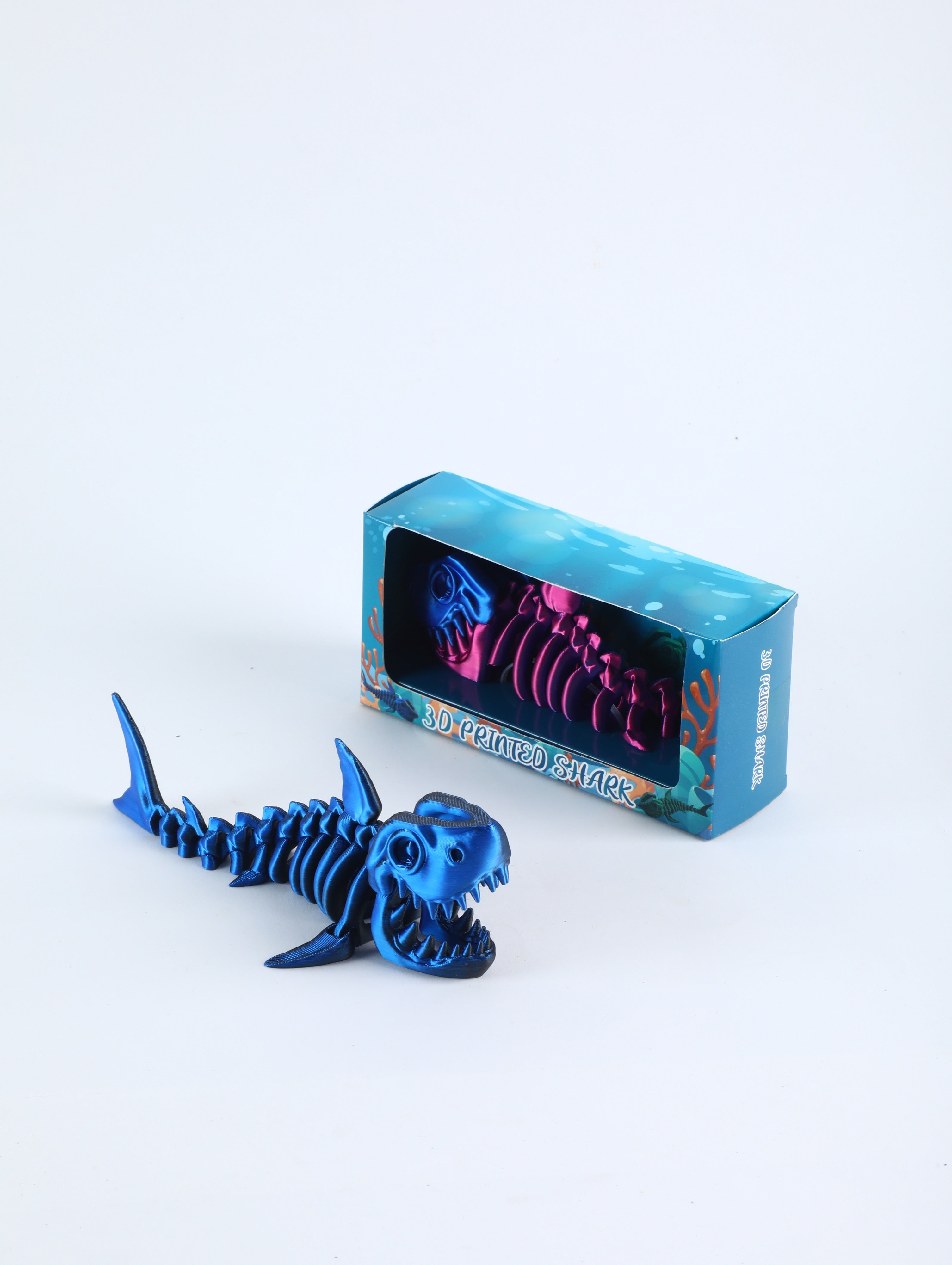 Shark Skeleton Model (3D Printed, PLA)