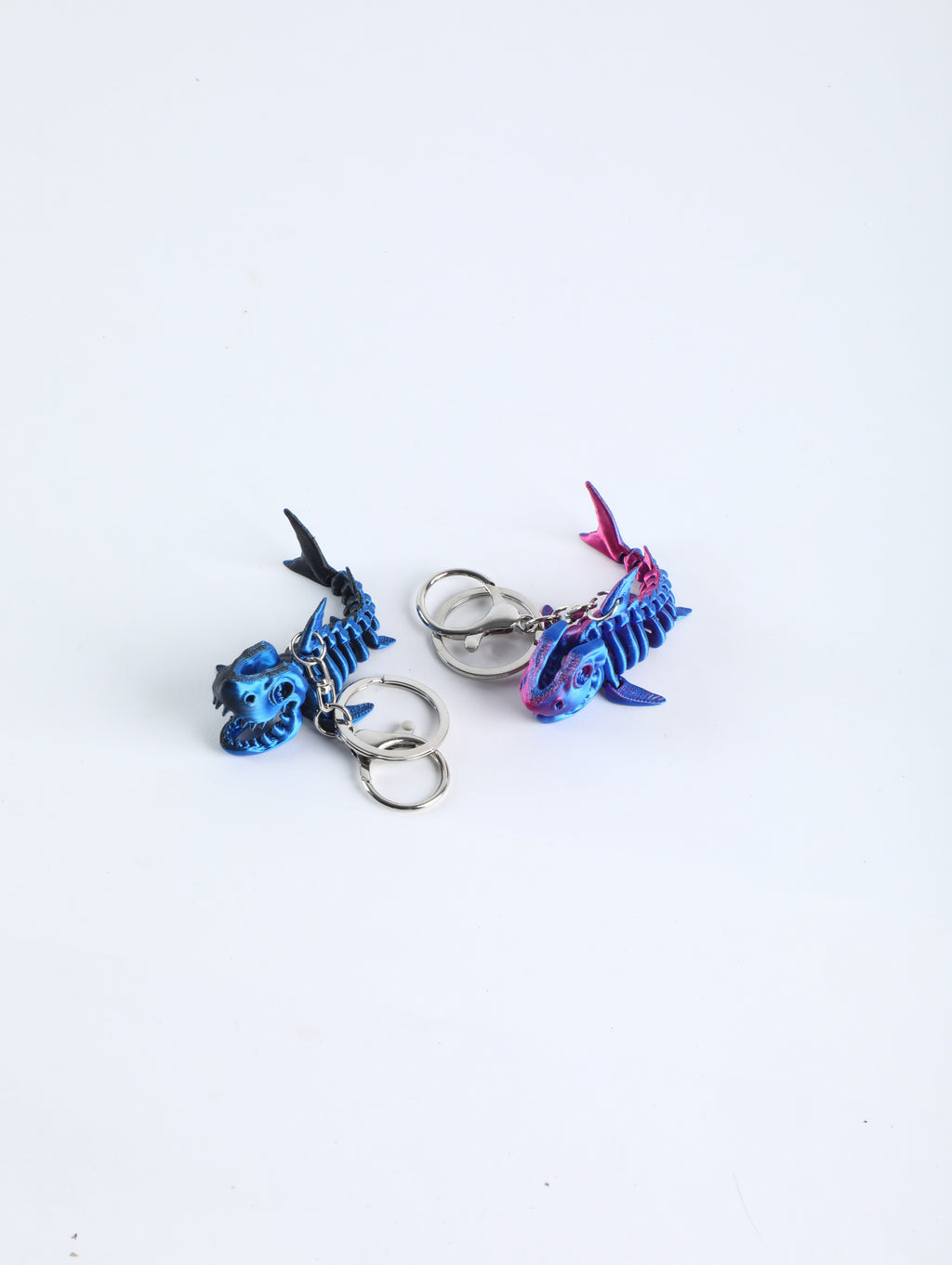 Shark Keychains (3D Printed, PLA)
