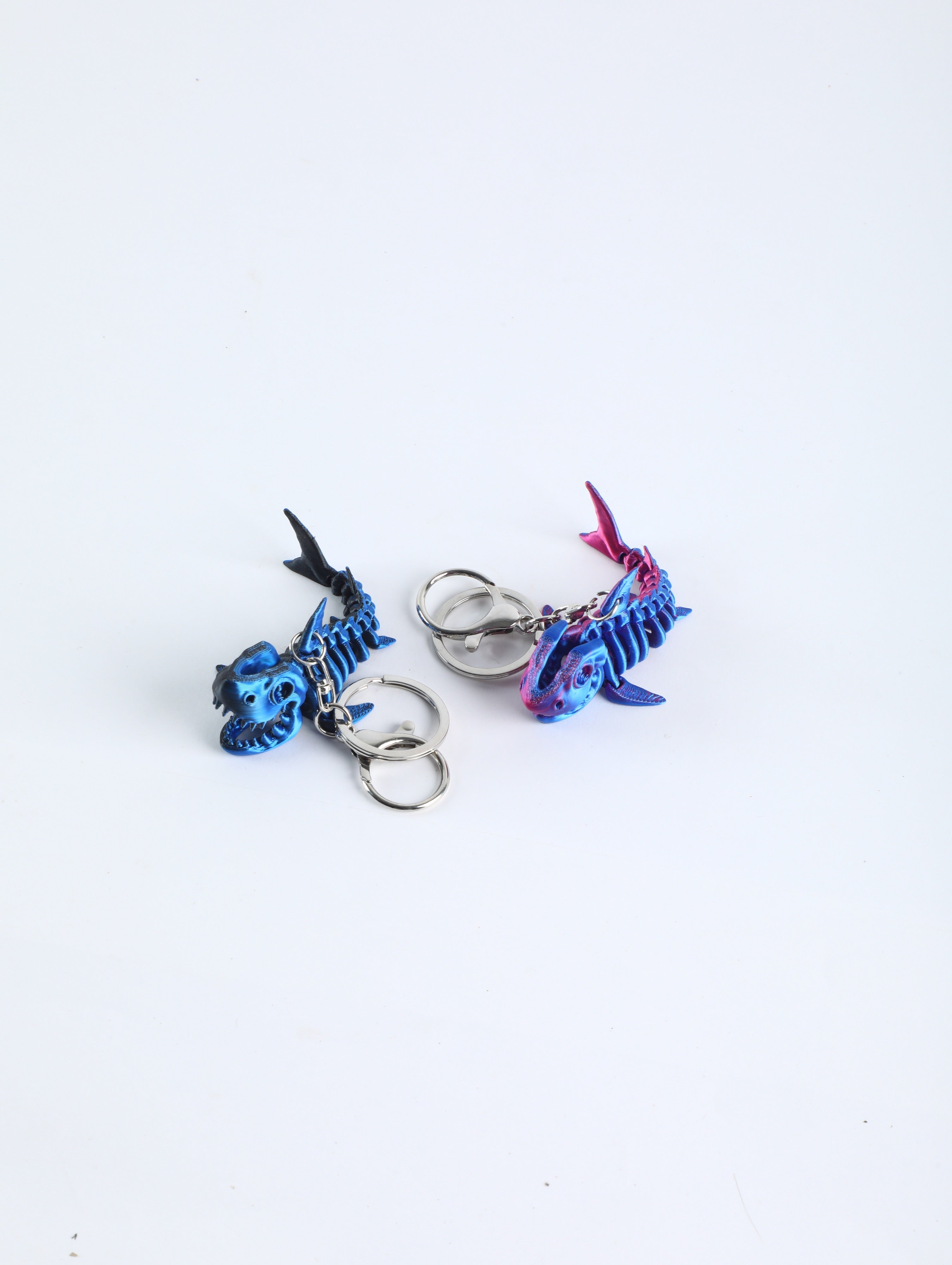 Shark Keychains (3D Printed, PLA)