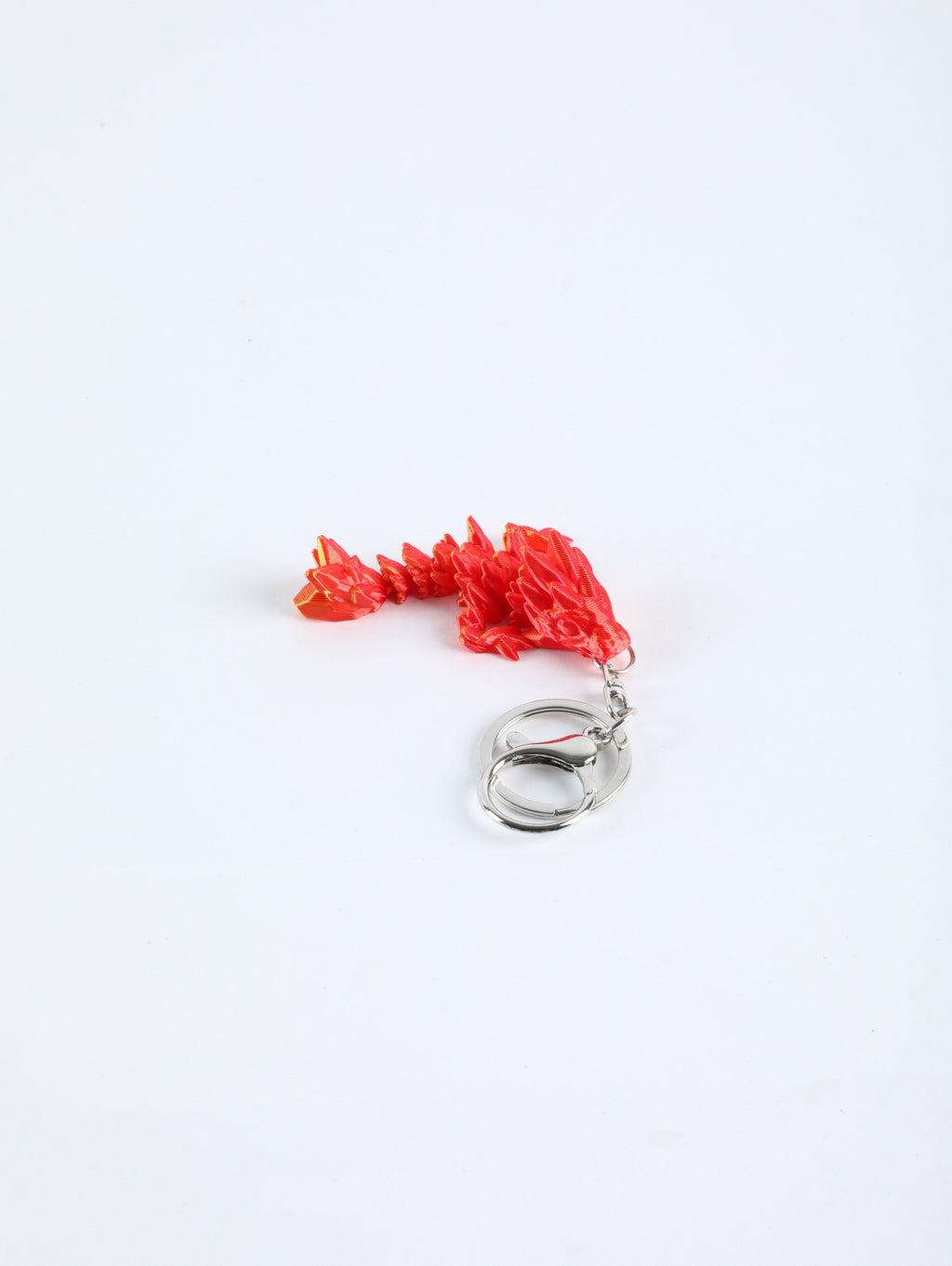 Segmented Tail Keychains (3D Printed, PLA)