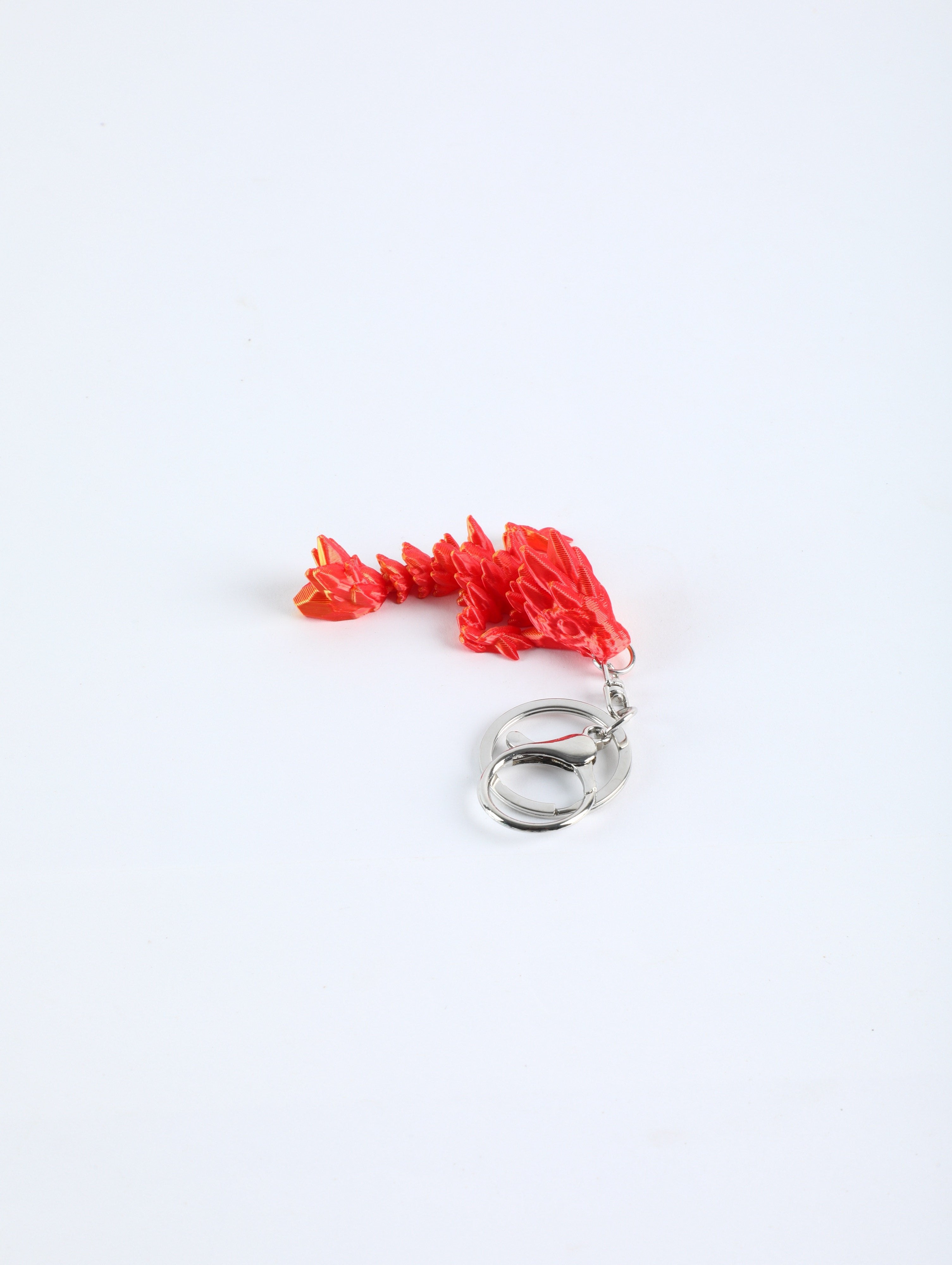 Segmented Tail Keychains (3D Printed, PLA)