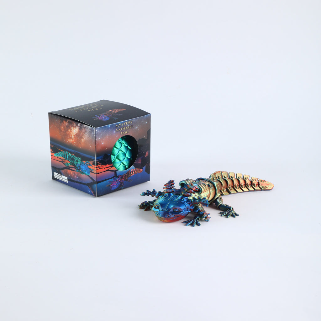 Axolotl Figure (3D Printed, PLA)